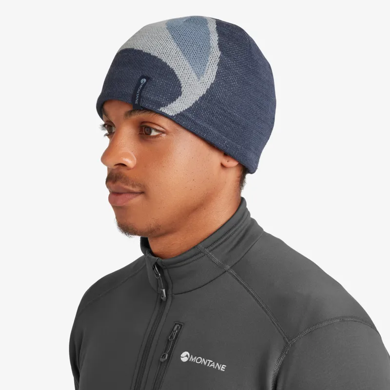 Montane Logo Beanie Eclipse Blue-2